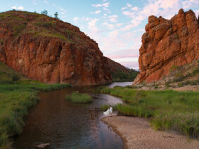 Couple at Glen Helen Gorge
